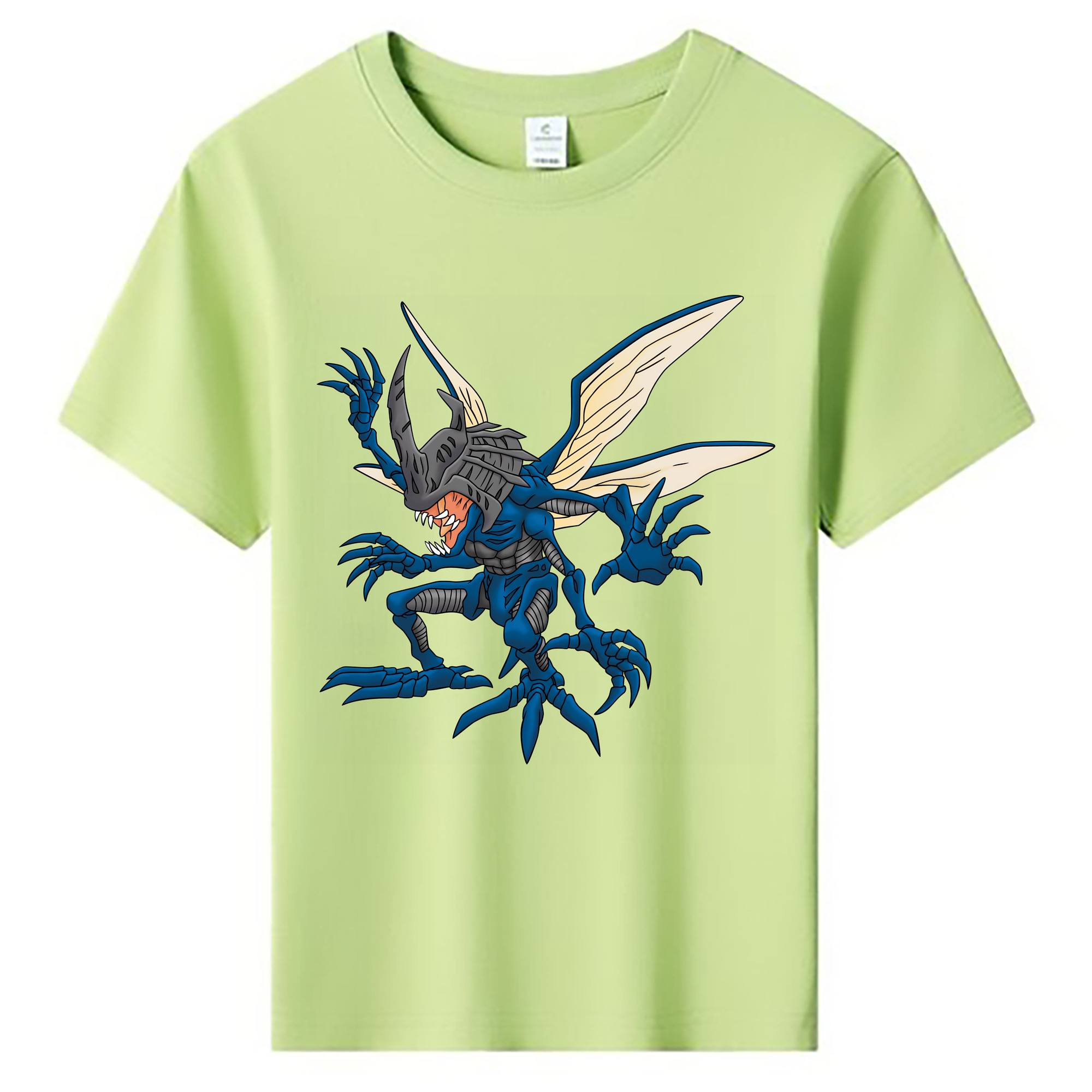 （画像用） Digimon デジタルモンスター/デジモン 綿100％キッズTシャツ（フロントプリント）